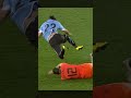 Scary tackle in Uruguay - Netherlands 2010 World Cup