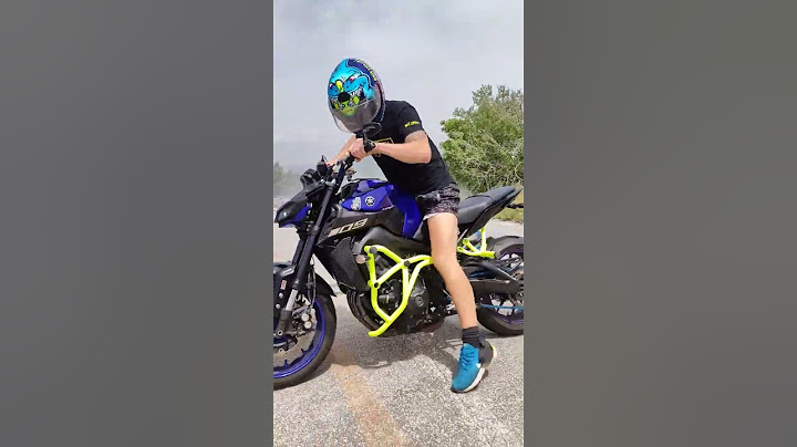 MT 09 BURNOUT