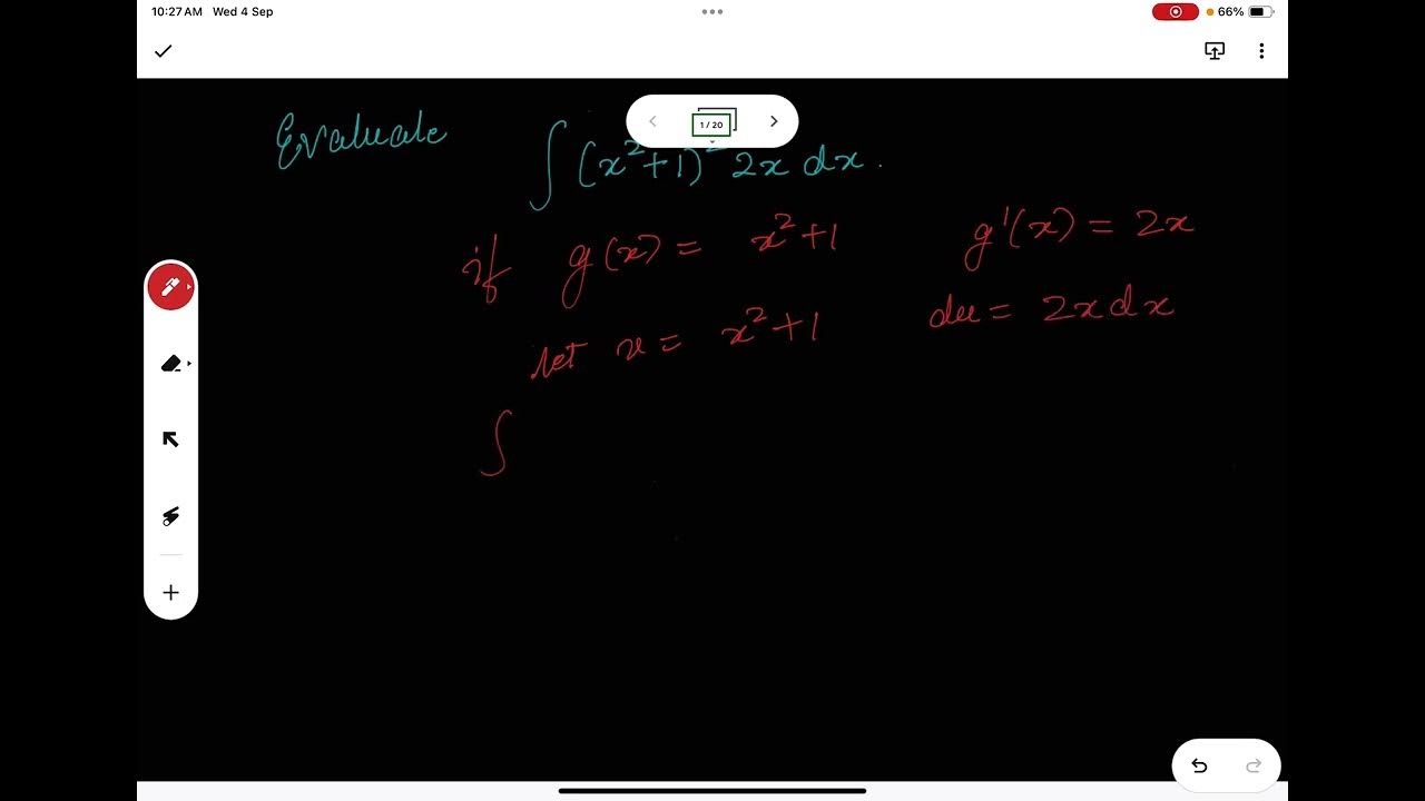 Ncert class 12 exercise 7 2 problem 20 integrate x 2 1 2x calculus 