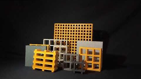 different types of fiberglass grating