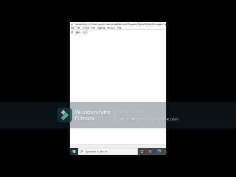 How to make simple calculator using python #shorts