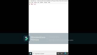 How to make simple calculator using python #shorts