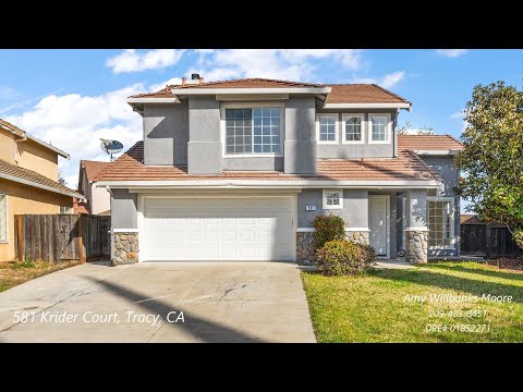 581 Krider Court, Tracy, CA home video tour