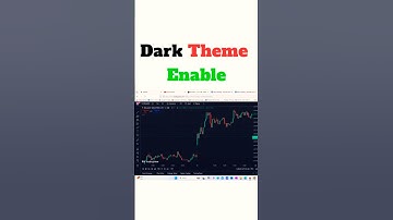 How to change dark theme on tredingview