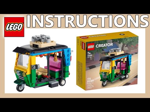 LEGO Instructions | Tuk Tuk | 40469 | LEGO Creator 2021 - YouTube