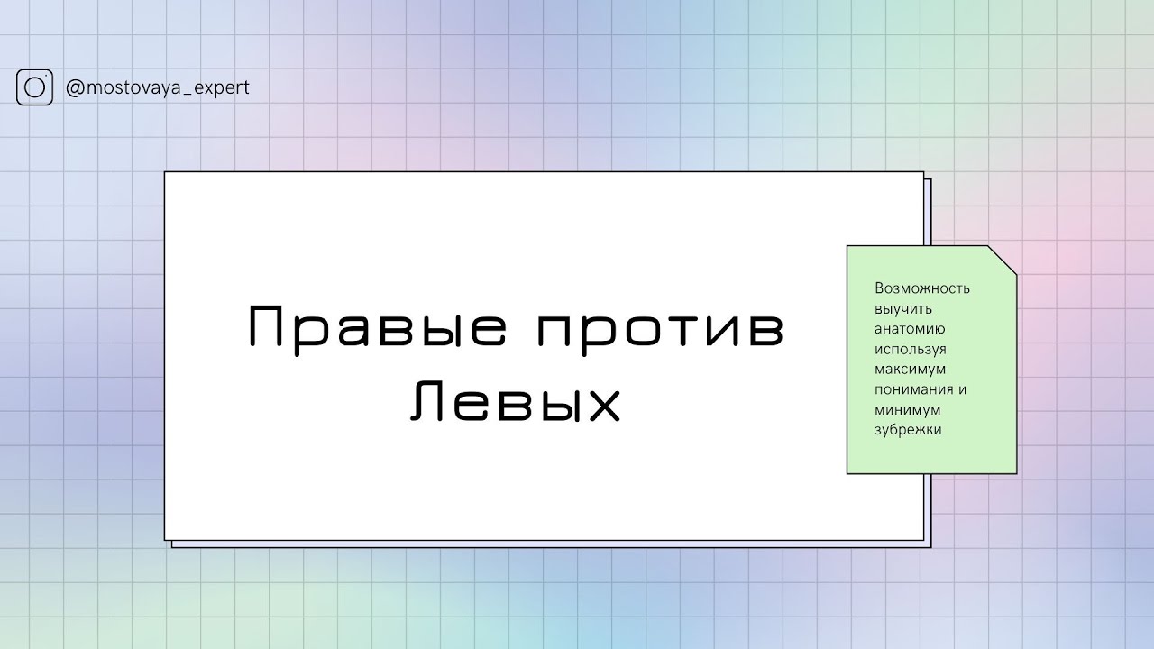 Правые против левых