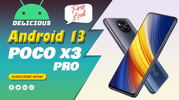 POCO X3 PRO ANDROID 13 BETA 1 FIRST LOOK & INSTALL GUIDE 😲😲😲 | Amazing Smoothness & New Features