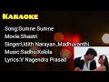Sumne Sumne ಸ ಮ ನ ಸ ಮ ನ Karaoke With Lyrics Clear Track Shastri 