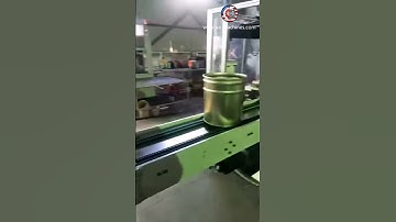Big diameter metal barrel bucket pail bottom sealing seaming machine