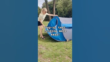 How to fold pop-up tent in 3 steps
