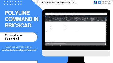 BricsCAD Polyline Tutorial in Hindi | ब्रिक्सकैड में पॉलाइन कमांड का उपयोग कैसे करें |