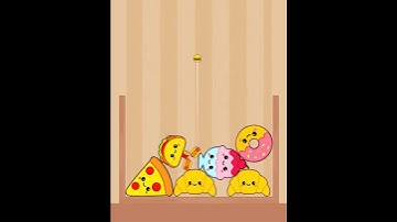 Food Crash Merge Puzzle Gameplay #shorts