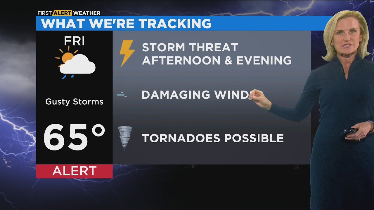 Chicago First Alert Weather: Storm threat Friday - YouTube