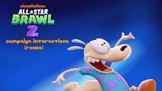 Nickelodeon All Star Brawl 2: Campaign Interactions (Rocko)