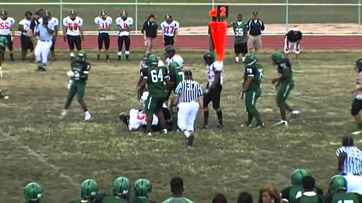 Milan Barry-Pollock nice open field tackle vs Milf...