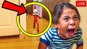 Elf On The Shelf Caught CHASING On Camera! 😱