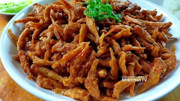 CÁ CƠM CHIÊN NƯỚC MẮM TỎI ỚT Giòn tan vị đậm đà cực hao cơm để lâu cả ngày vẫn giòn |Nhamtran FV