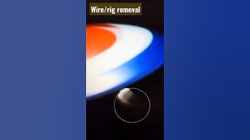 Wire and Rig removal for Stop motion #shorts #stopmotion