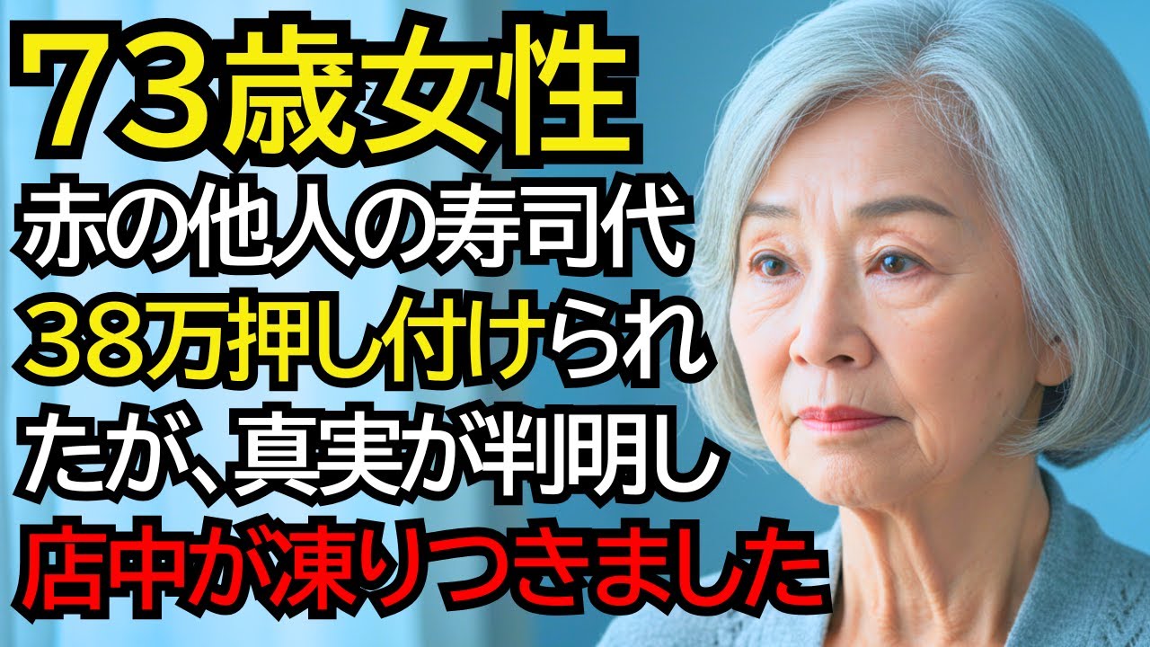 高級寿司屋で「支払いはこの人がする」と勝手に名前を使われたおばあさん──数日後、“私を見下していた女”が顔面蒼白になりました