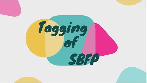 LIS Tagging of SBFP (School Based Feeding Program)