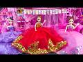 21 Minutes Satisfying with Unboxing Pink Barbie Doll Wedding Dress,Pink Bedroom Play Set Review Toys Mp3 Song