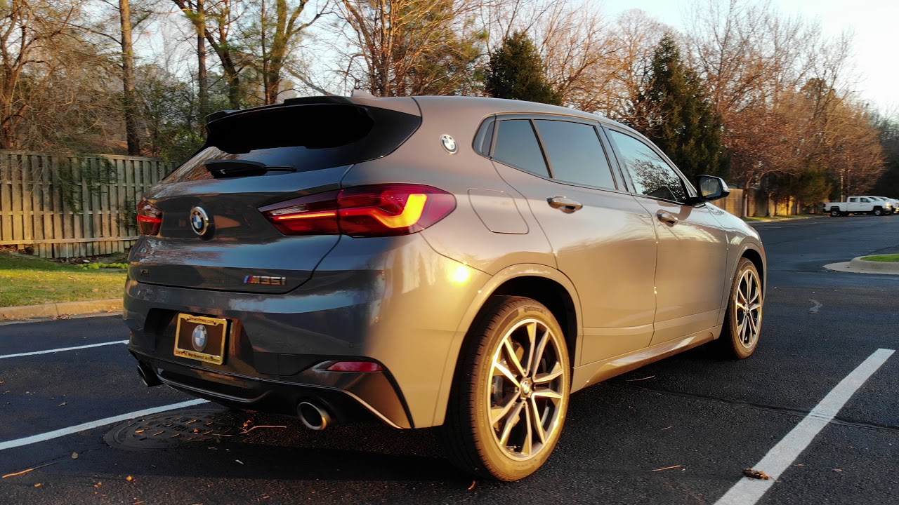 2021 Bmw X2 Xdrive M35i Sav 360 Storm Bay Metallic Youtube