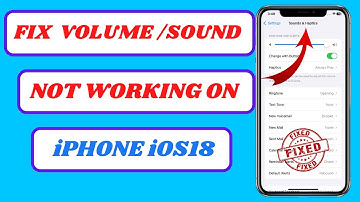 Fix iPhone Volume Not Working on iOS 18 | No Sound? Low Volume? Here’s the Solution!