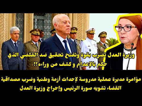 مؤامرة مدبرة عملية مدروسة لإحداث أزمة وطنية ضرب مصداقية القضاء تشويه صورة الرئيس وإحراج وزيرة العدل