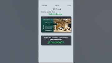 Interior Architecture Website🏛️ | Pure HTML/CSS Tutorial #coding  #webdesign #html