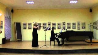 Manuel De Falla Spanish Dance, Maryna Kuchma - Violine, Sergey Pavlov - Piano