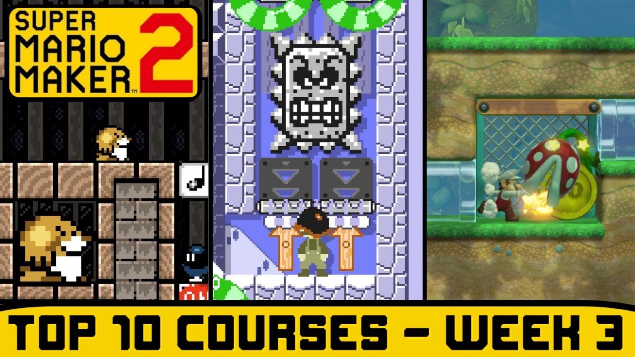 Super Mario Maker 2 Top 10 Courses: Week 3 - YouTube