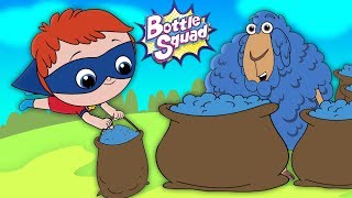 Baa Baa Black Sheep | Superhero Rhymes | Baby Cartoons | Bottle Squad Videos | Kids Rhyme