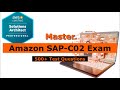 SAP-C02 | 25 Test Questions💯2025 (Updated) | AWS Certified Solutions Architect New Exam Guide✅