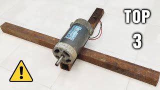 3 Simple Inventions with DC Motor