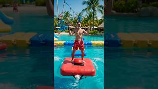 🔥 Epic Water Park Obstacle Race Challenge! 🌊🏃♂️ | Insane Stunts & Viral Adventure #Shorts