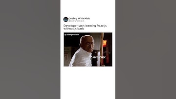 When developer start learning Reactjs without js basic😂 #javascript  #react #reactjs  #memes #short