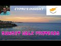 Sunset Stroll Around Protaras Cyprus,  Boardwalk and Strip.