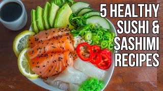 5 Healthy DIY Sushi & Sashimi Recipes / Recetas Sencillas y Sanas de Sushi screenshot 5