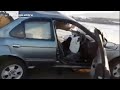16.12.2020г - ДТП в Бурятии. 21-летний водитель на Nissan Sunny столкнулся с фургоном Mitsubishi.
