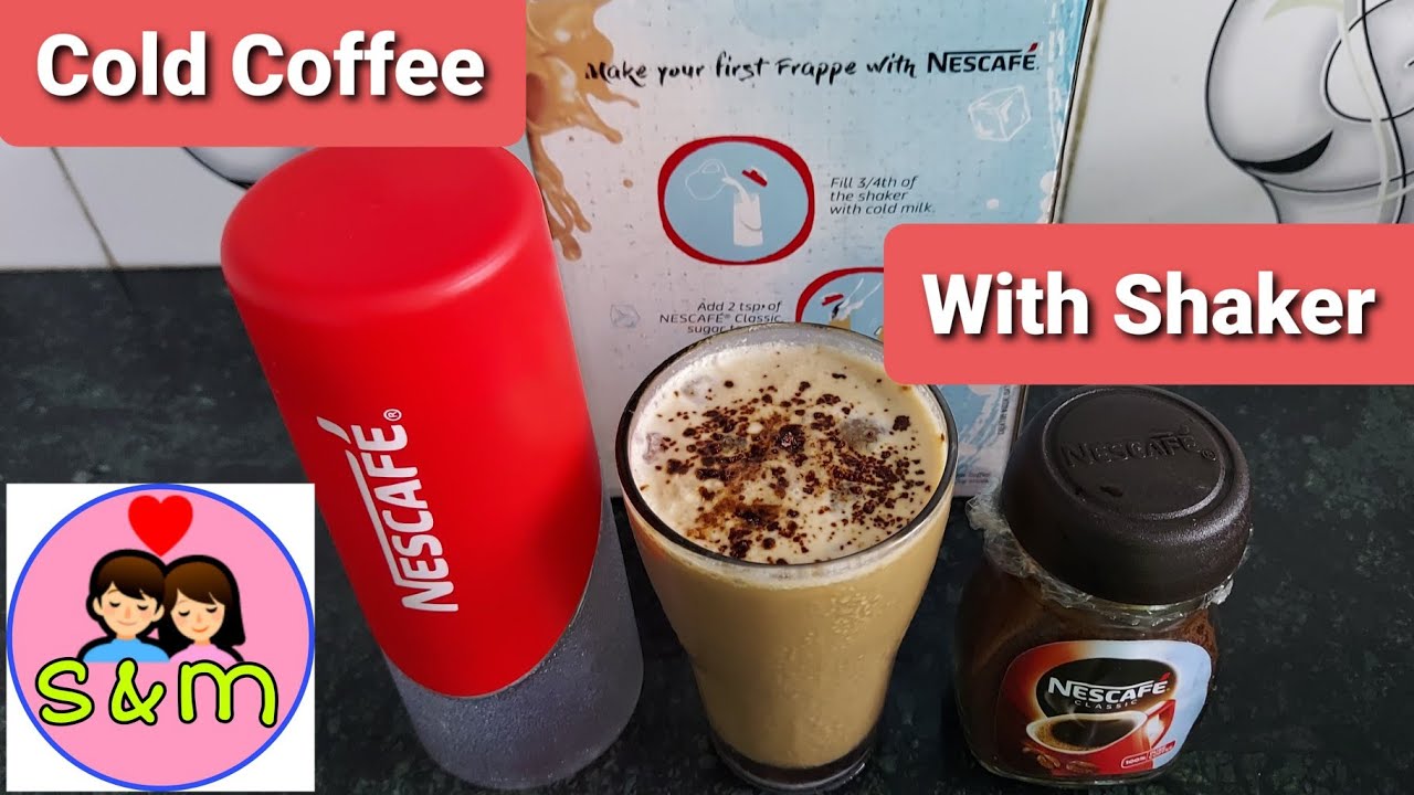 Nescafe Cold Coffee, Nescafe Cold Coffee Made With Shaker