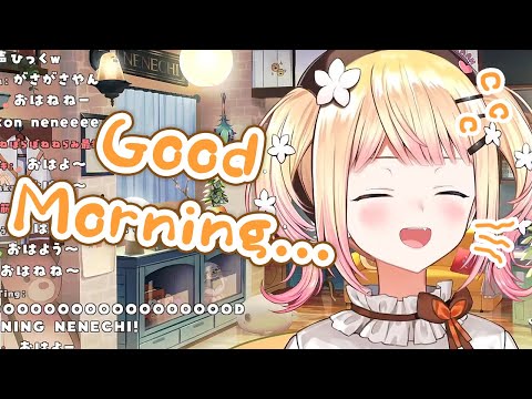 Nene reading English from a translator in her sleepy voice【Hololive Clip/EngSub】