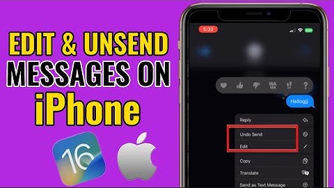 iOS 16: How to Edit & Unsend Messages on iOS 16 | iOS 16 Message update | iOS 16 Feature