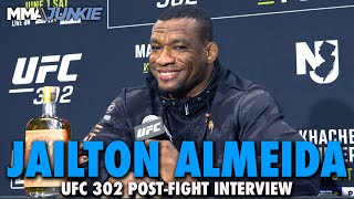 Jailton Almeida Wants Ciryl Gane in Paris, Predicts Late Finish | UFC 302