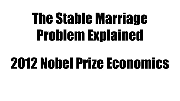 The Stable Marriage Problem (2012 Nobel Prize Economics)