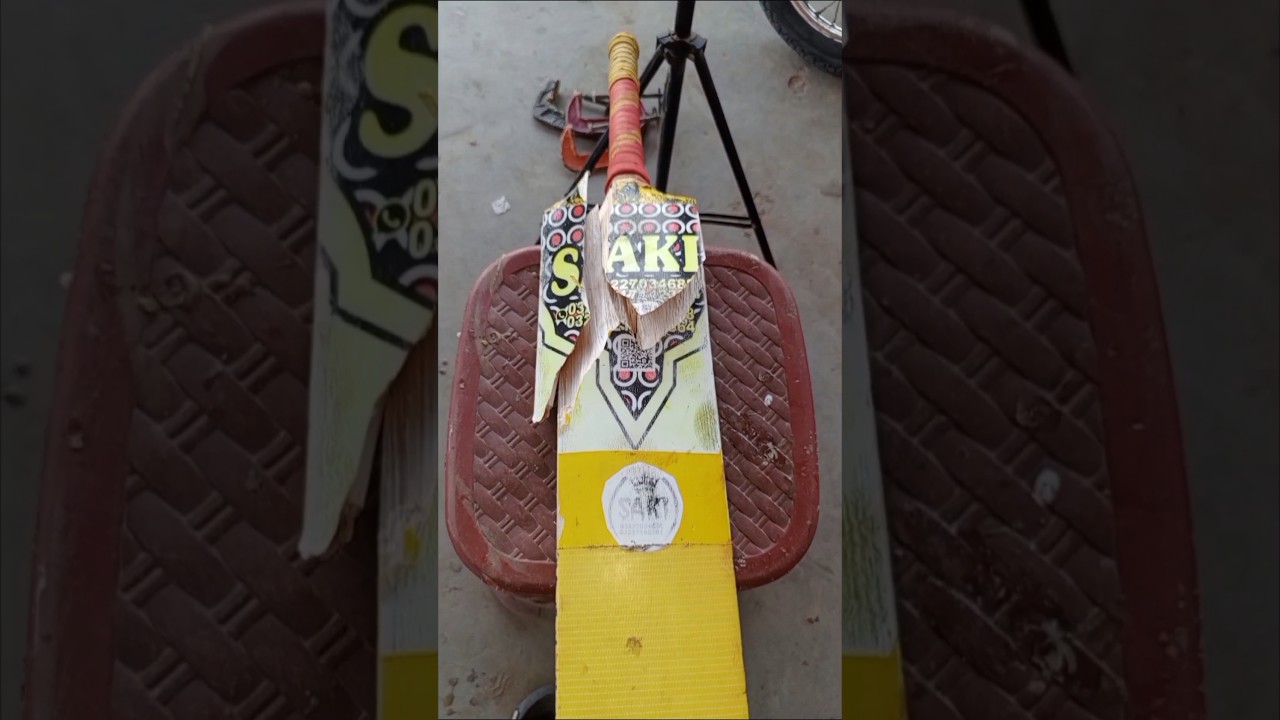 Fix a broken cricket bat 