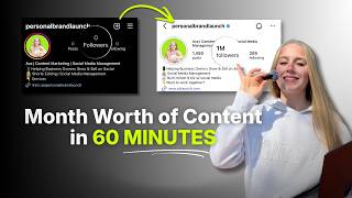 How to Create a Month Worth of Content in 60 Minutes