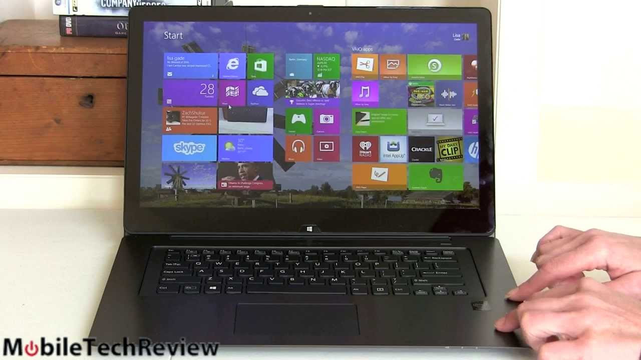 Sony Vaio Tap 21 explained in hands-on video - YouTube