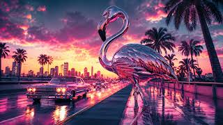 Chrome Flamingo Freeway 🌴 Neon Reggae Night Drive | Tropical Dancehall Mix 2026