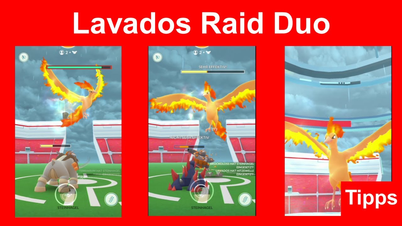 Lavados Raid Duo gewinnen. Wie man Lavados zu zweit im Level 5 Raid besiegt  - Pokemon GO Deutsch 149