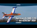 Hangar 9 aermacchi mb339 6085n turbine jet arf